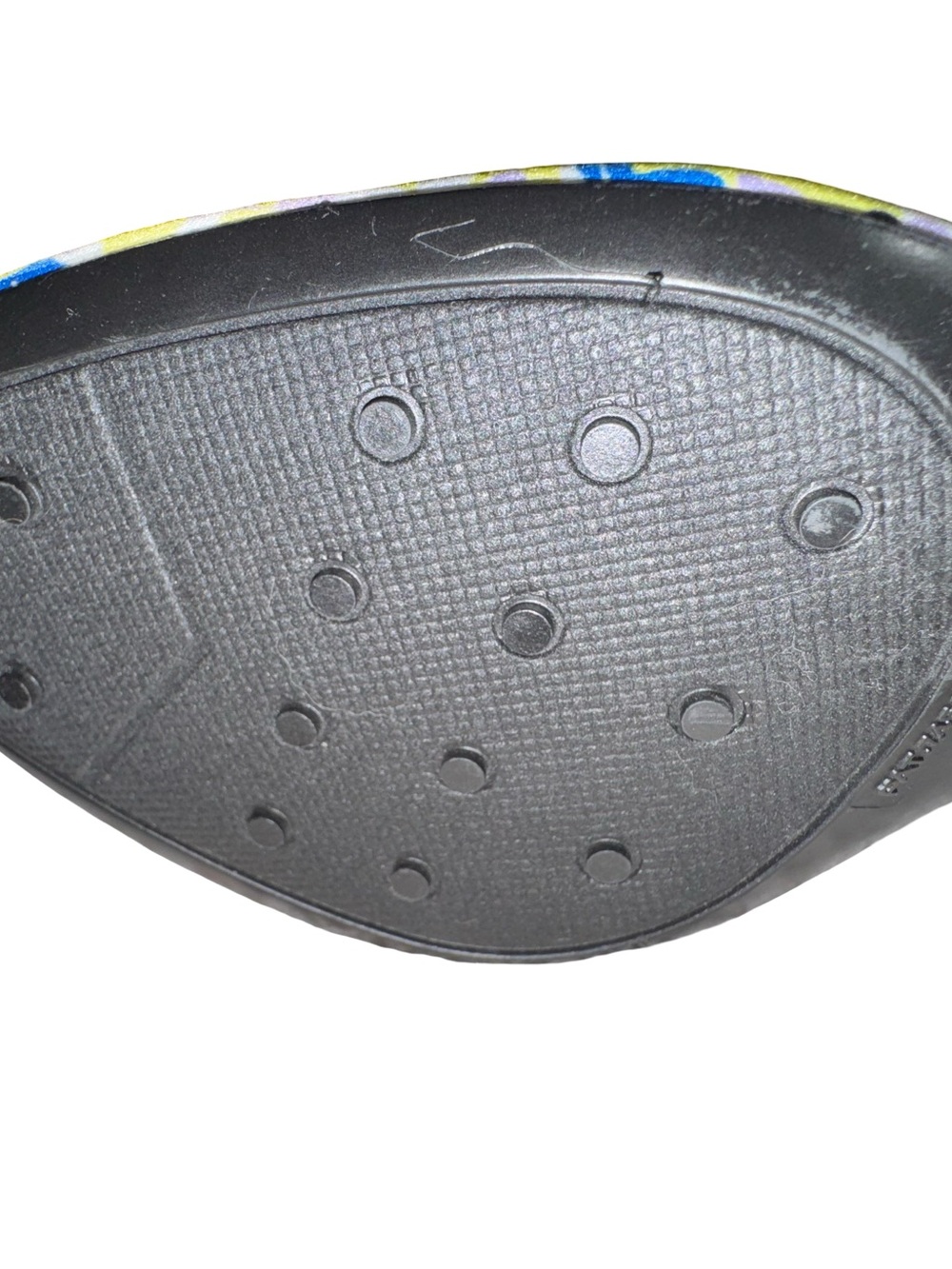 LifeStride Parigi pumps with colorful yellow blue black purple floral print. - Picture 6 of 11